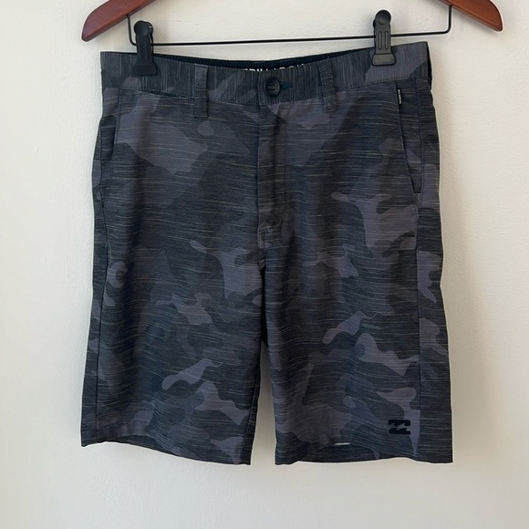 Billabong Crossfire Slub Camo Submersible Shorts 27 Waist - Picture 1 of 11